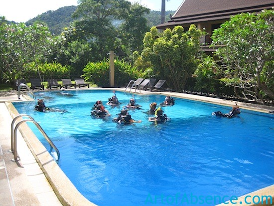 Diver Training Pool Koh Tao